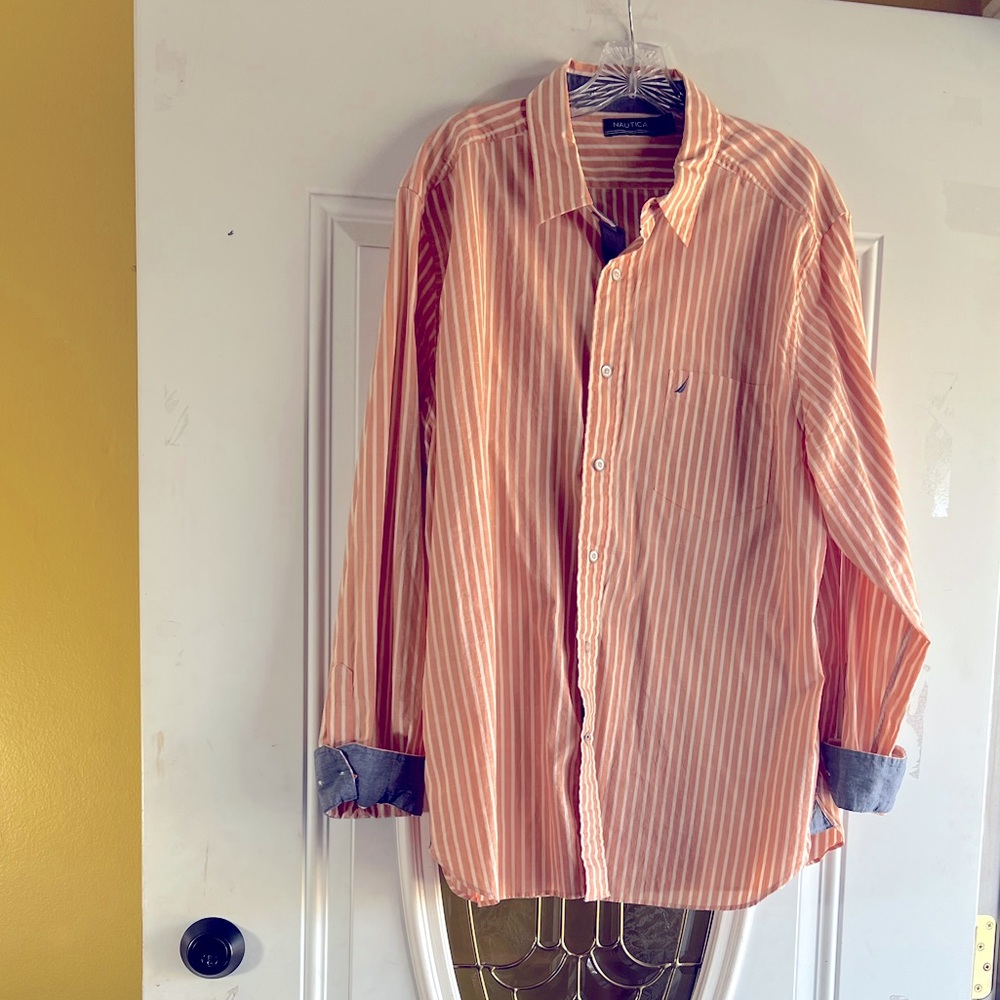 Nautica men’s extra-large button down top